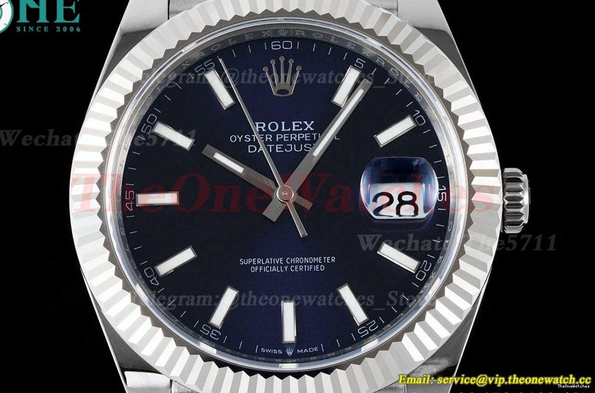 Jub A3235 Stk EWEF SS Datejust Blue SS 126334 41mm 0204